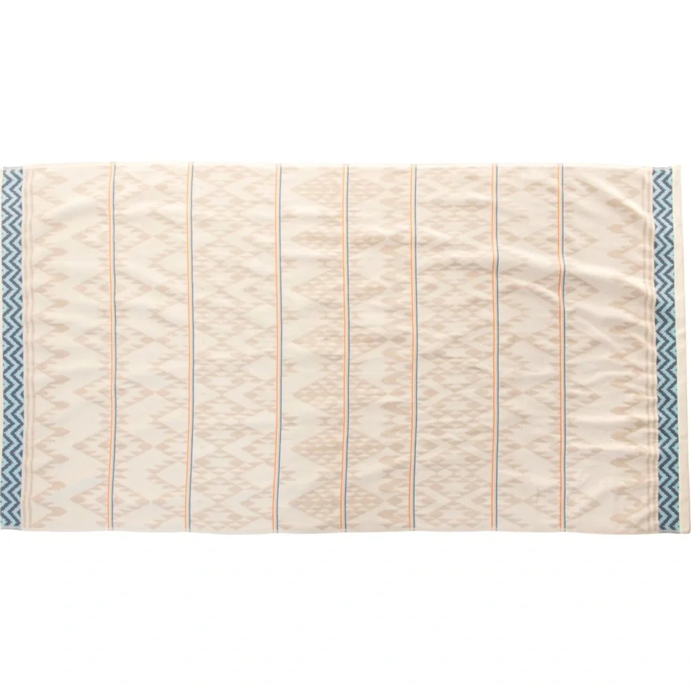 Caro Home Yarn-Dyed Velour Beach Towel - 440 gsm, 36x68